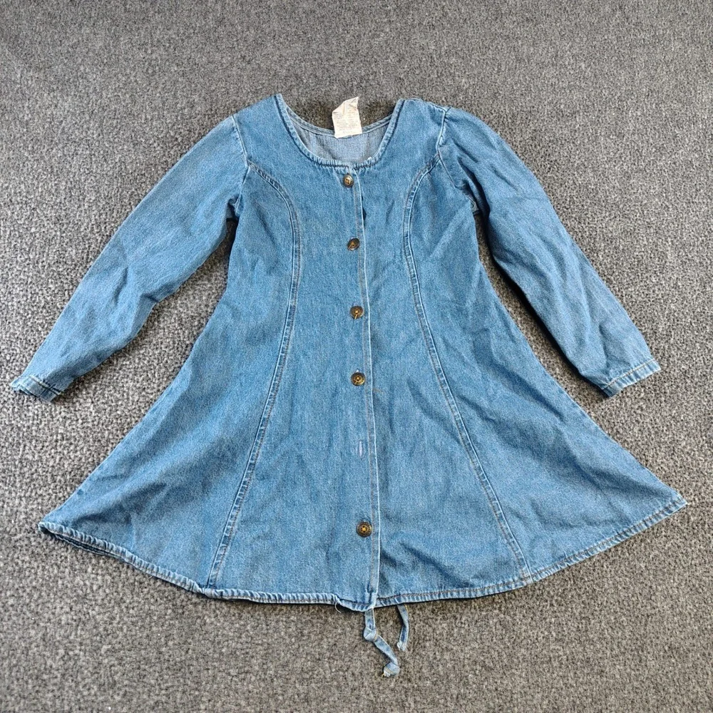 Vintage Sz 6 New Moves Denim Dress